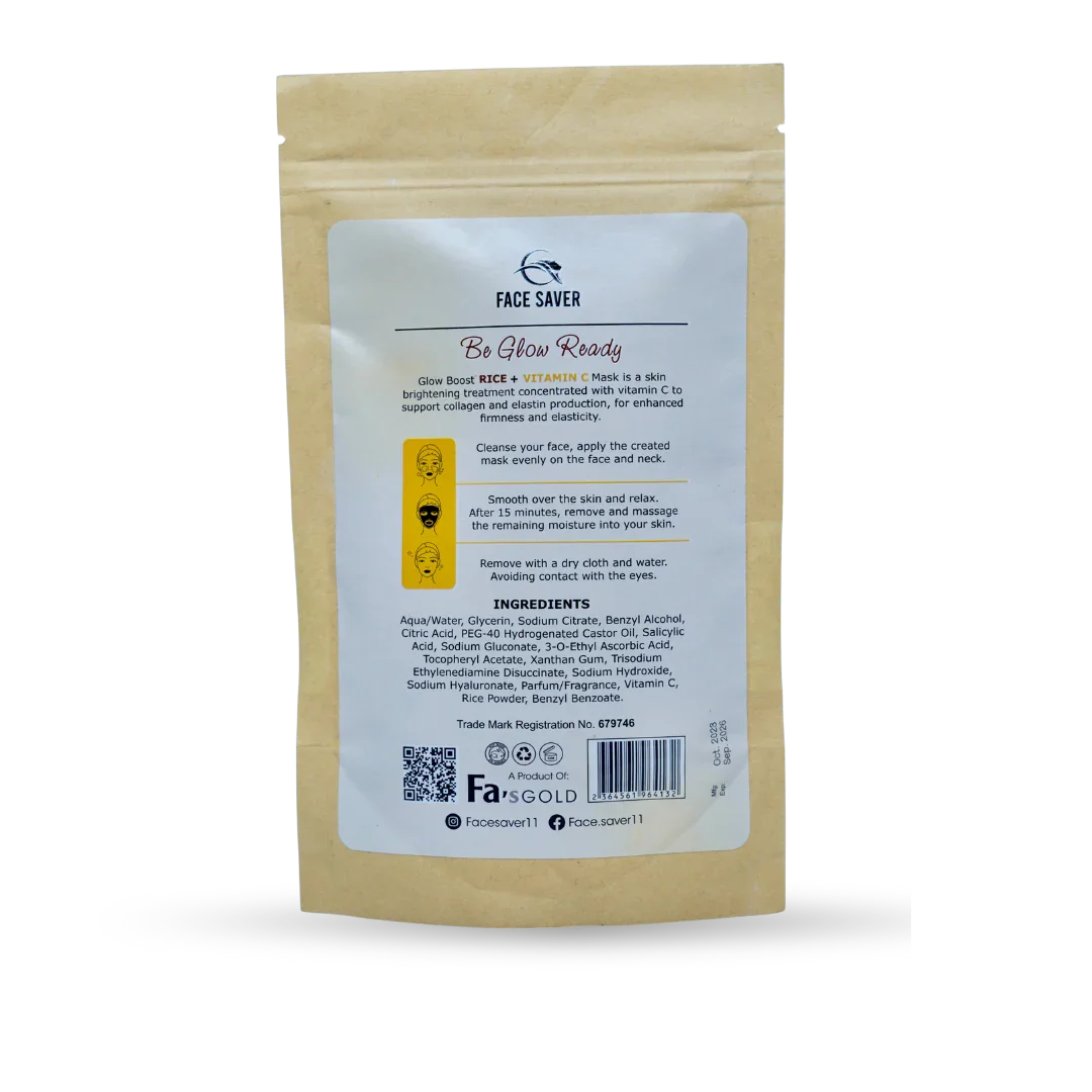 RICE + Vitamin C Face Mask 120GRM - Face Saver