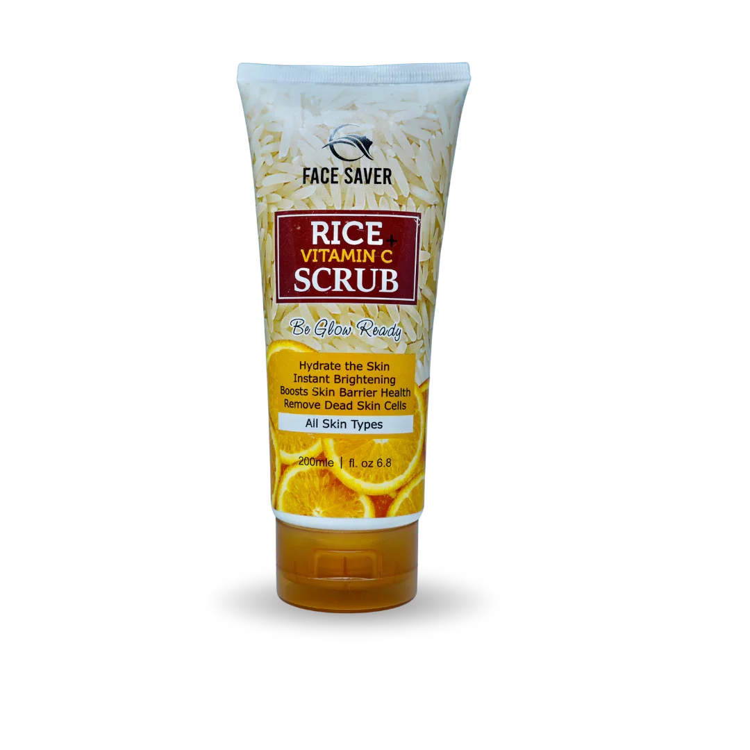 Rice + Vitamin C Scrub 200ml - Face Saver